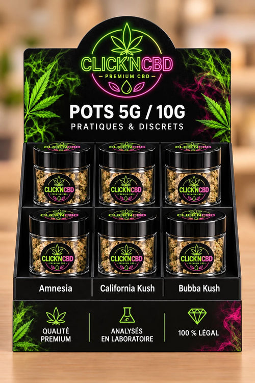 Pots CBD Click'nCBD 5 g / 10 g
